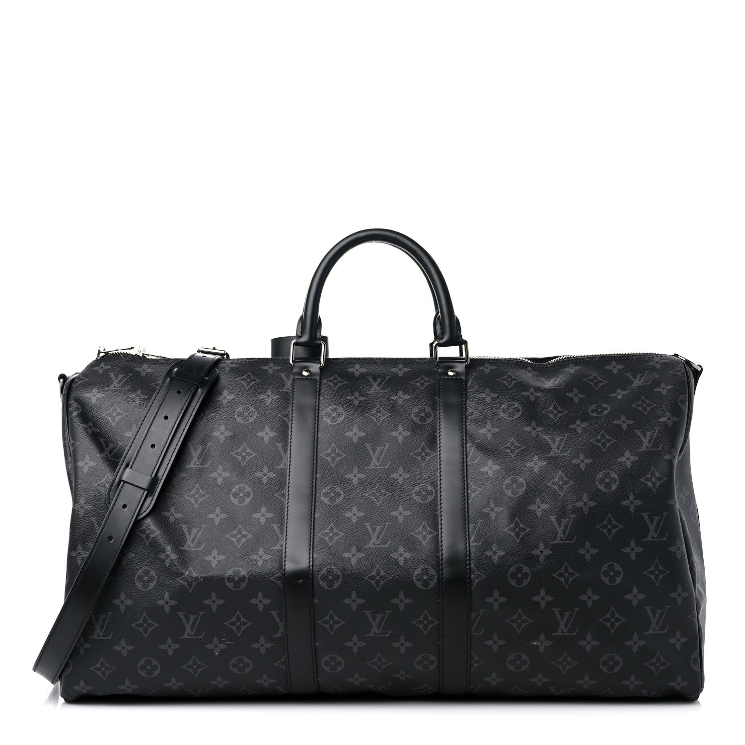 Louis Vuitton Monogram Eclipse Keepall Bandouliere 55 1 of 8