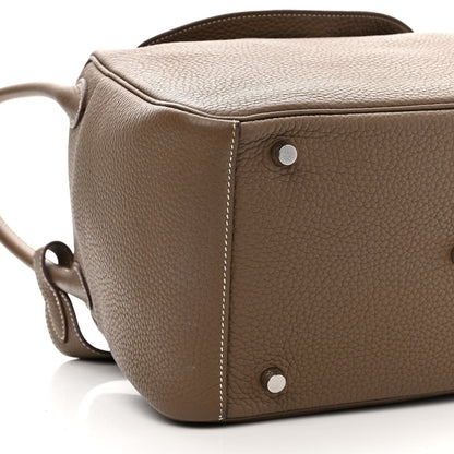 Hermes Taurillon Clemence Lindy 30 Etoupe 8 of 11