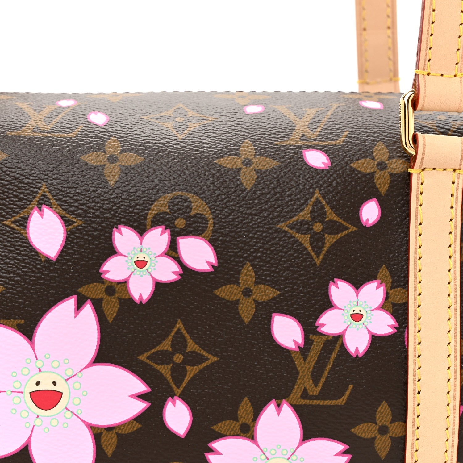 Louis Vuitton LV X TM Monogram Cherry Blossom Papillon Sakura Brown 8 of 10