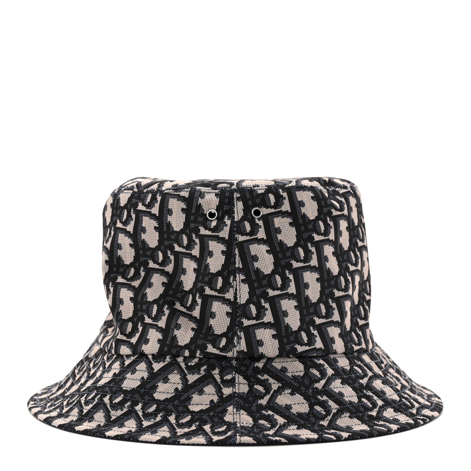 Christian Dior Oblique Reversible Teddy-D Brim Bucket Hat Blue 8 of 13