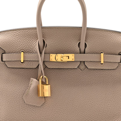 Hermes Togo Birkin 25 Gris Tourterelle 8 of 11