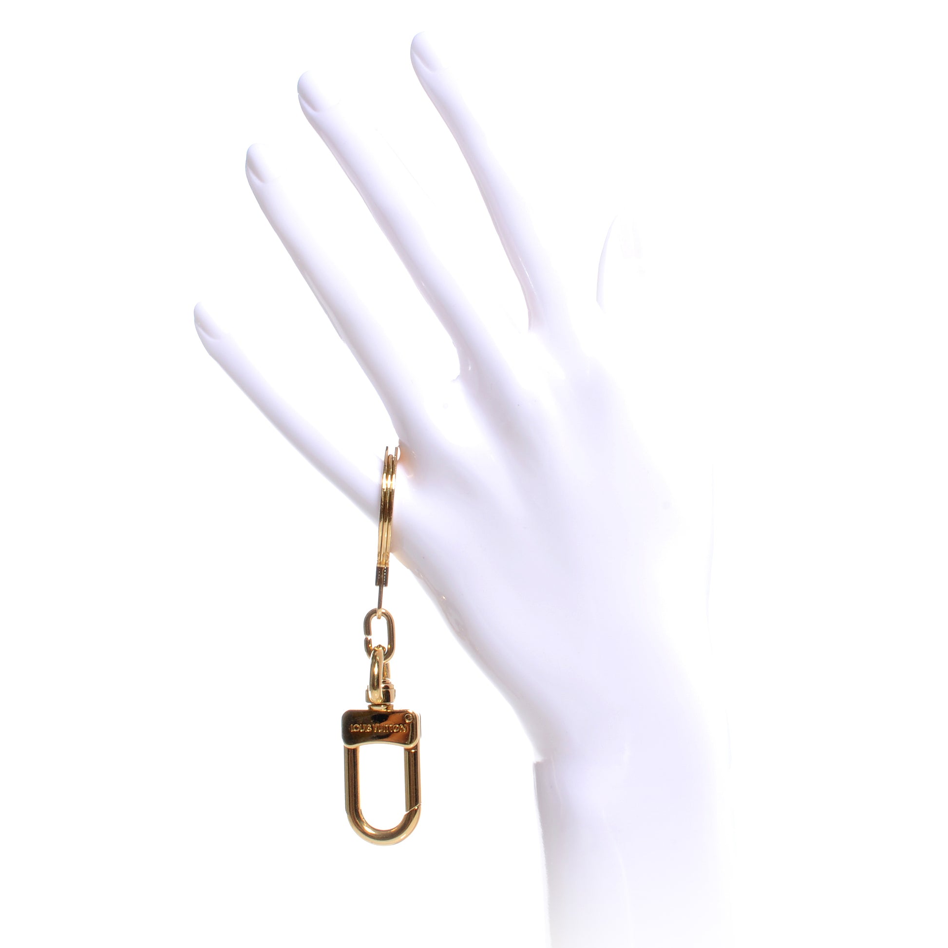Louis Vuitton Pochette Extender Key Ring Gold 2 of 4