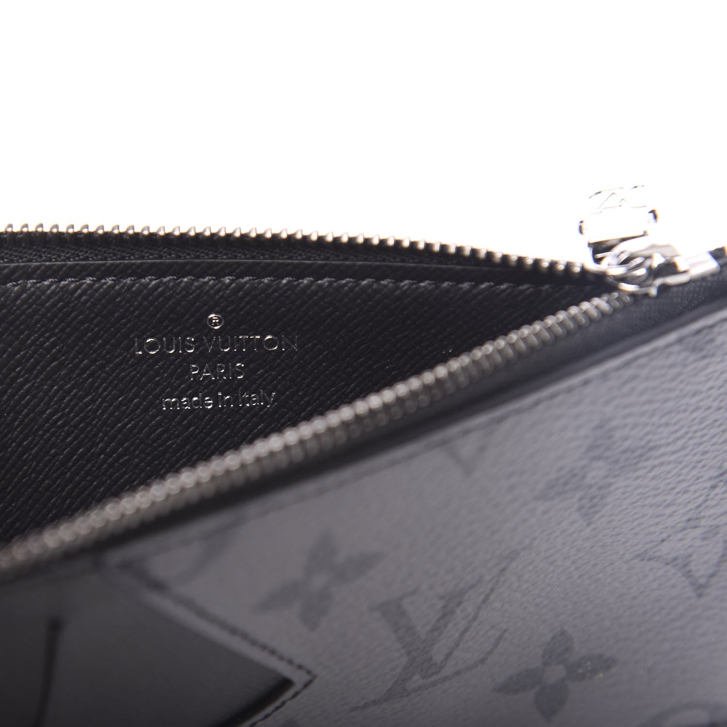 Louis Vuitton Reverse Monogram Eclipse Taiga Coin Card Holder 6 of 6