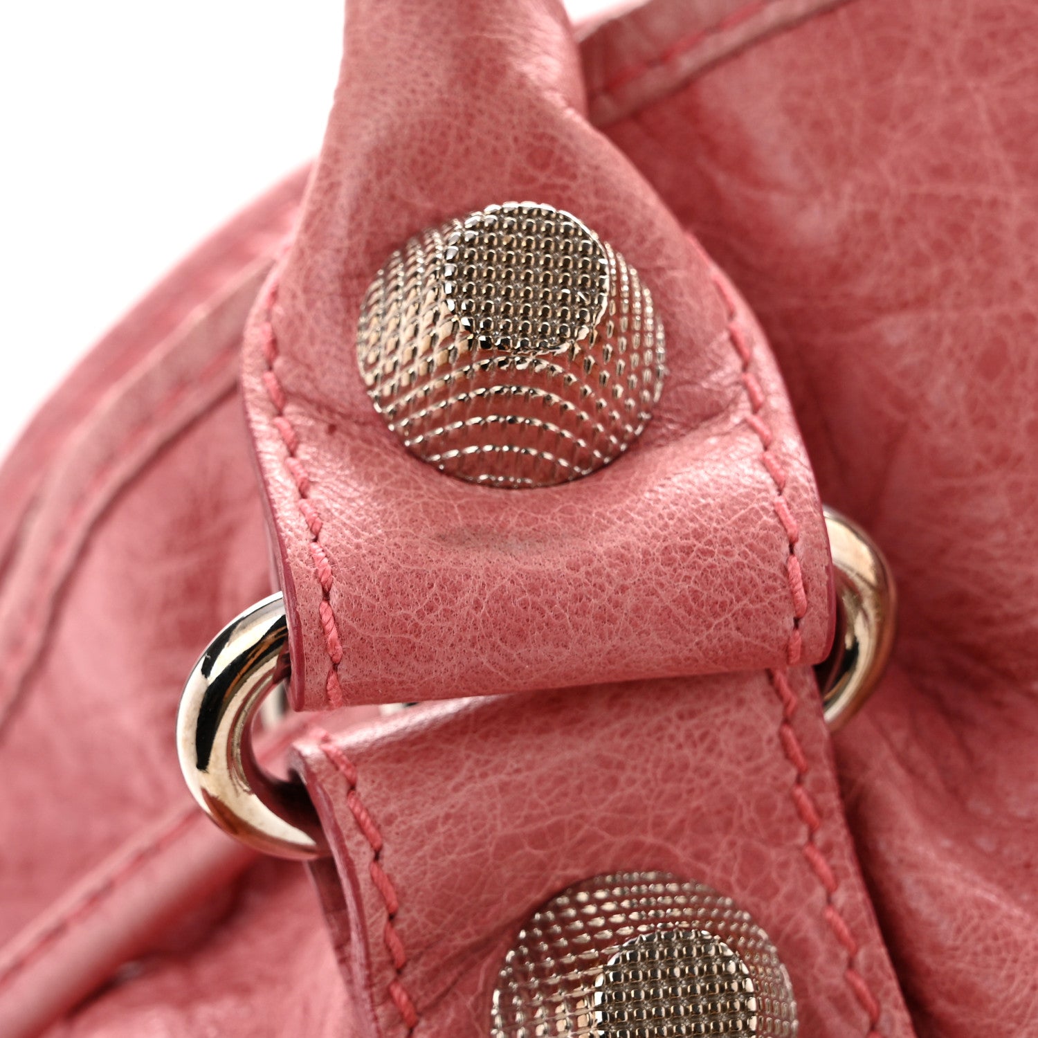Balenciaga Agneau Giant 21 Silver Hardware Pompon Framboise 12 of 16