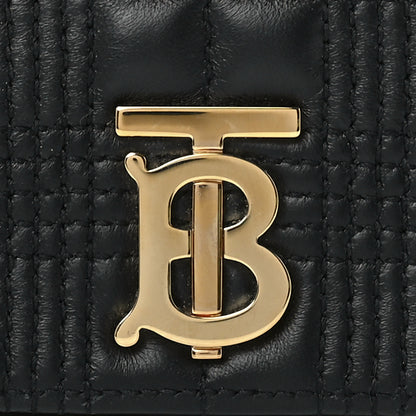 Burberry Grainy Calfskin Quilted Mini Lola Bag Black 8 of 11