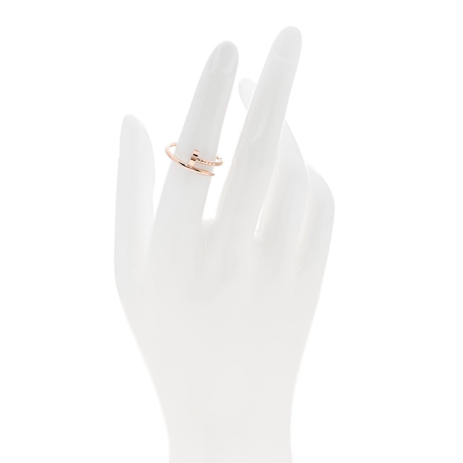 Cartier 18K Pink Gold Small Juste Un Clou Ring 51 5.75 2 of 6