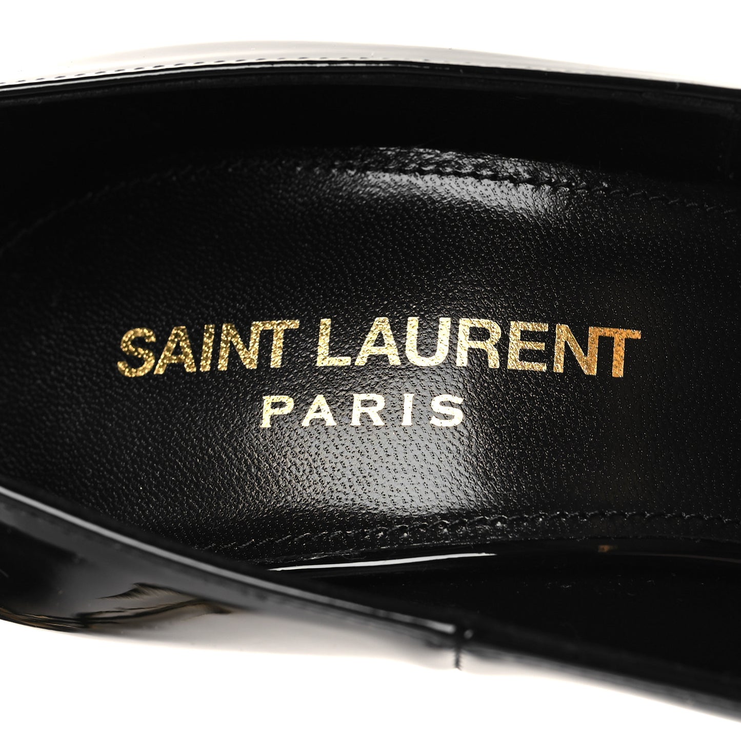 Patent Opyum 110 Pumps 36 Black Gold
