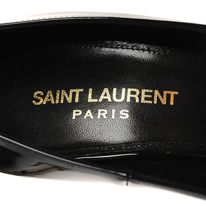 Saint Laurent Patent Opyum 110 Pumps 36 Black Gold 8 of 8