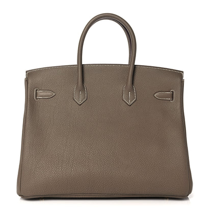 Hermes Togo Birkin 35 Etoupe 3 of 34