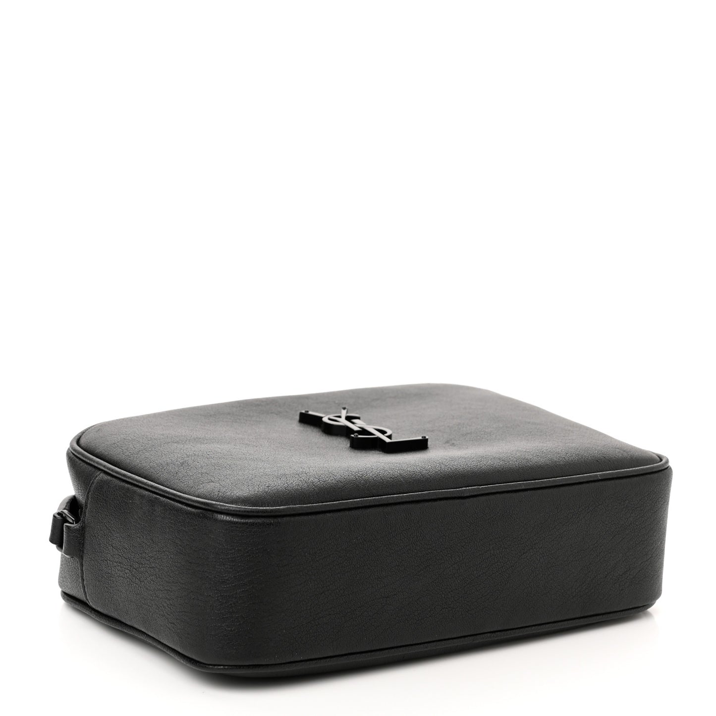 Lambskin Monogram Small Lou Camera Bag Black