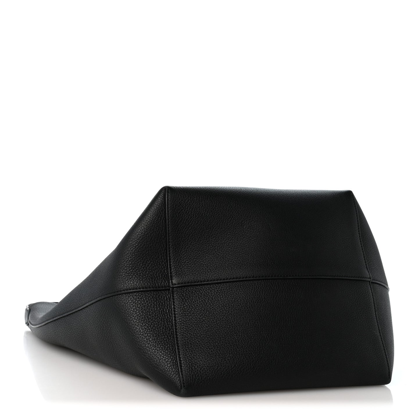 Grained Calfskin Large N/S Park Tote Black