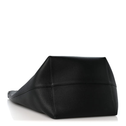 The Row Grained Calfskin Large N/S Park Tote Black 4 of 12