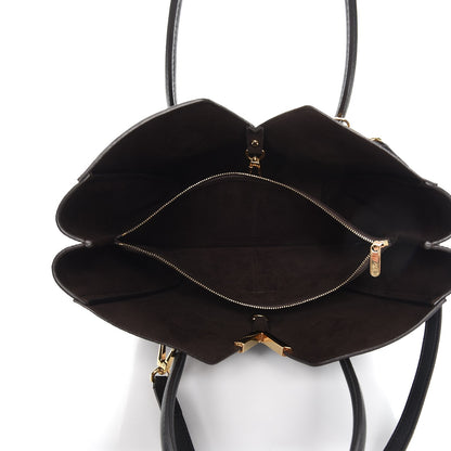 Louis Vuitton Calfskin Monogram Kimono Tote PM Black 7 of 11