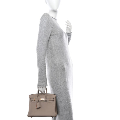 Hermes Togo Birkin 25 Gris Tourterelle 2 of 15