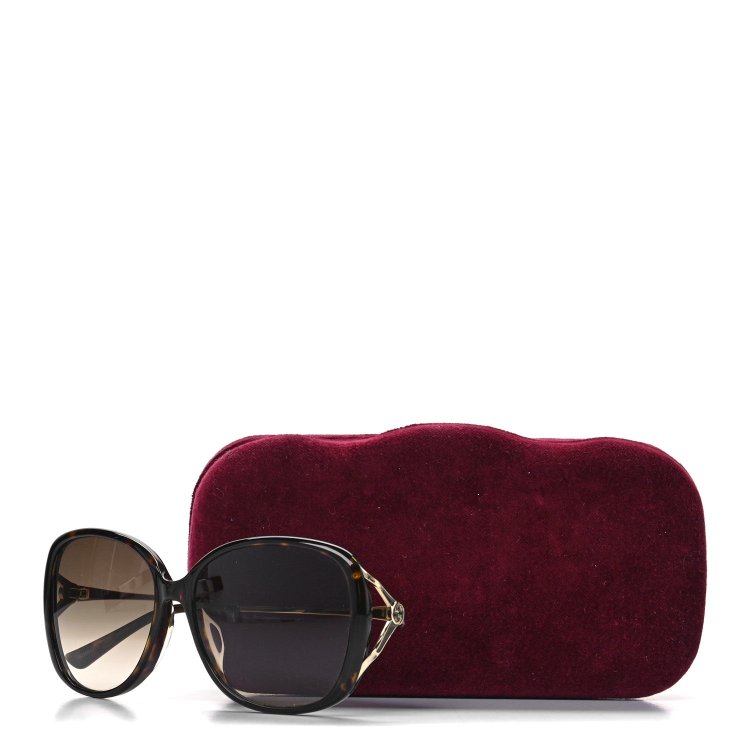 Gucci Acetate Metal Oversized Sunglasses GG0649SK Tortoise 7 of 7