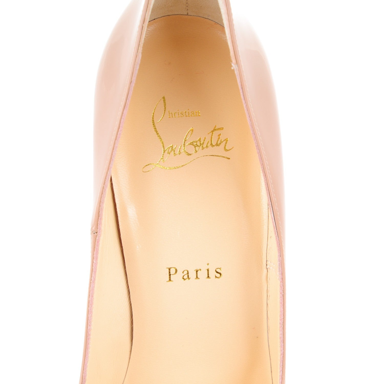 Christian Louboutin Patent So Kate 120 Pumps 39.5 Nude 7 of 8