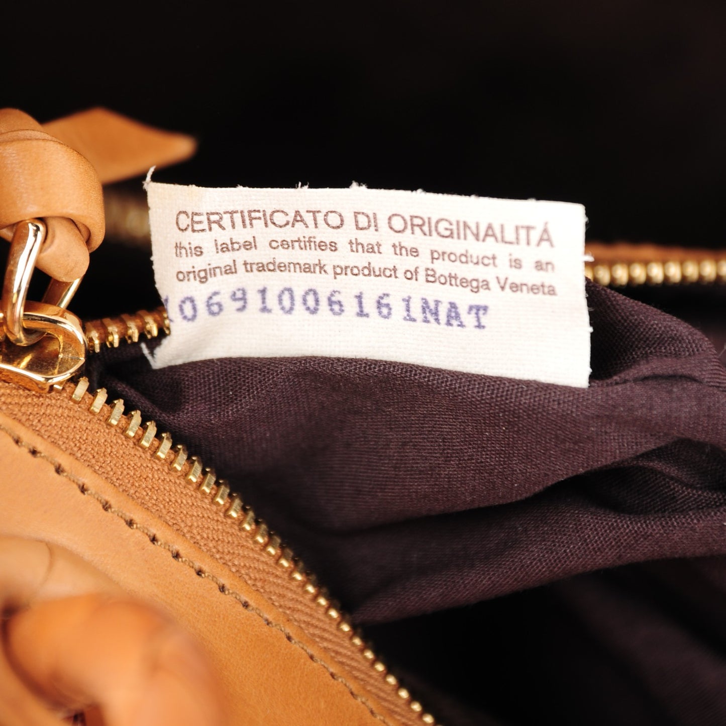 Nappa Intrecciato Woven Tote Noce