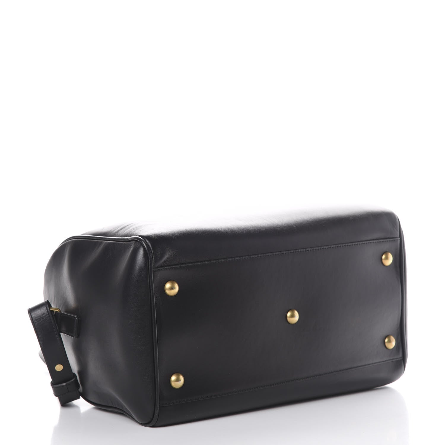 Saint Laurent Calfskin Classic Duffle 6 Black 3 of 17