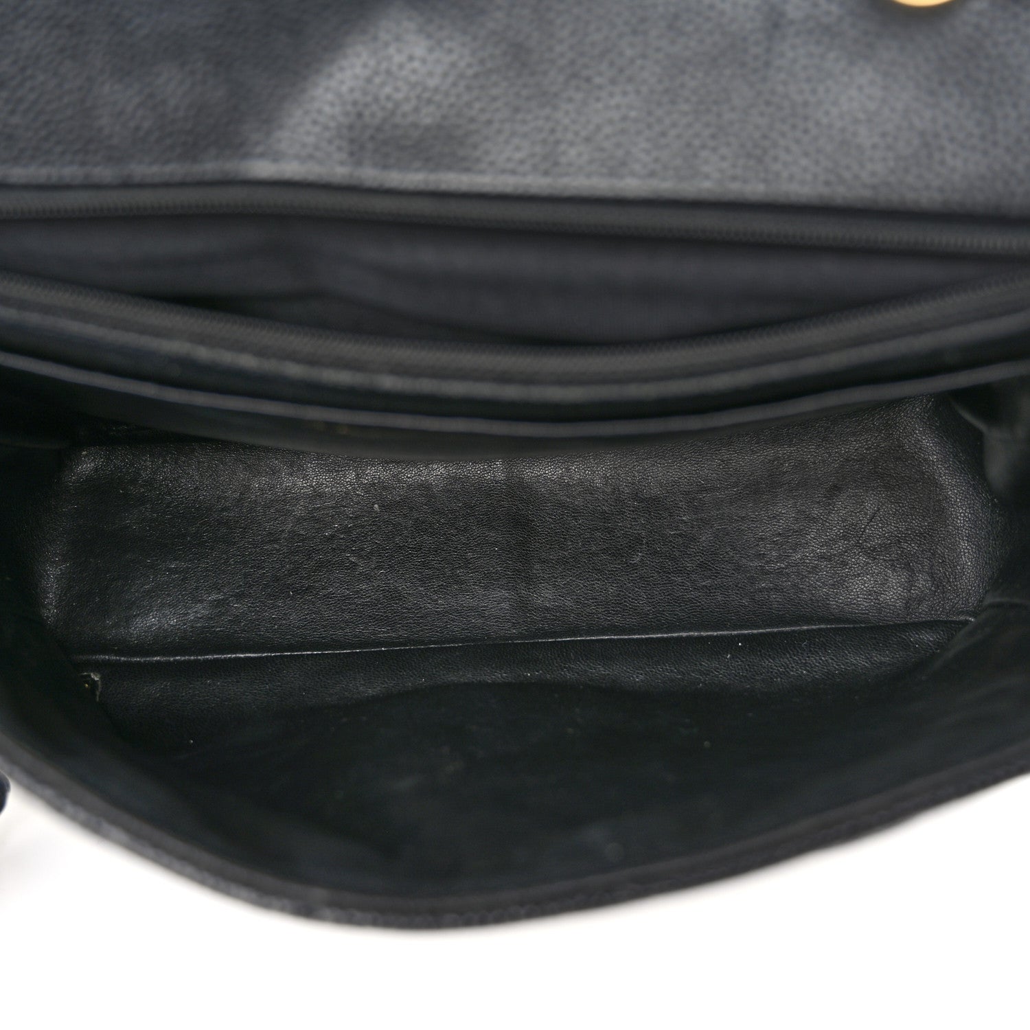 Chanel Caviar Quilted Jumbo Single Flap Black 5 of 12