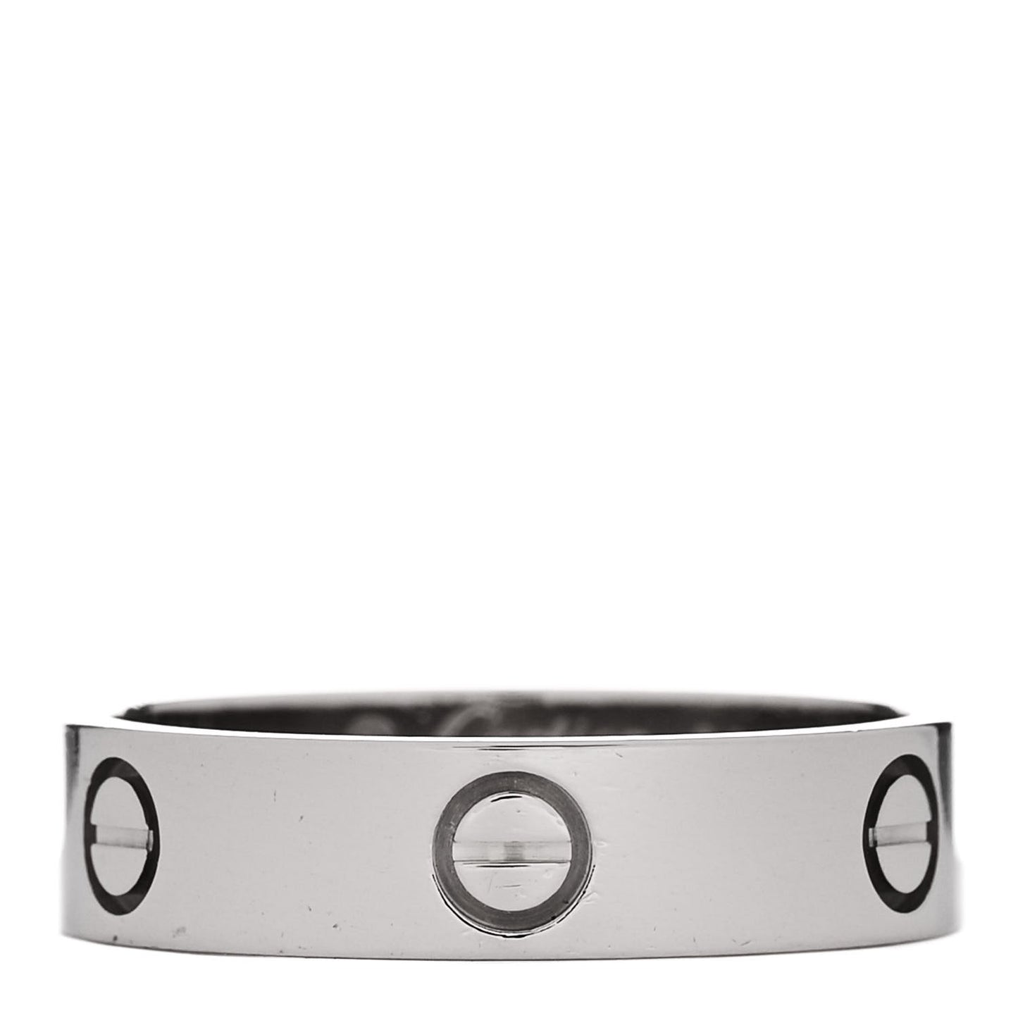 18K White Gold 5.5mm LOVE Ring 64 10.75