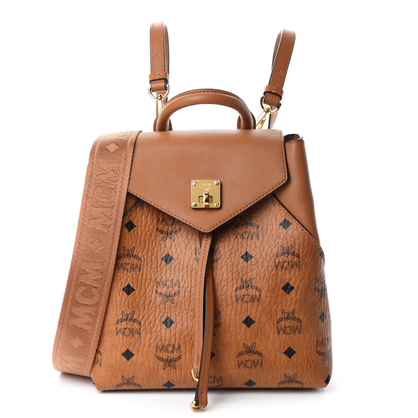 Visetos Small Essential Backpack Cognac