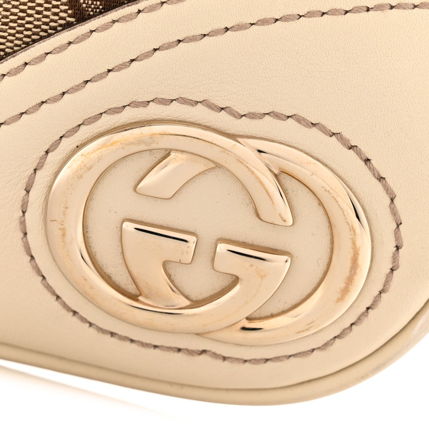 Gucci Monogram Medium New Britt Hobo Off White Off White 14 of 14