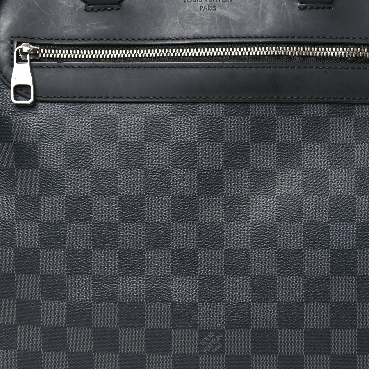 Damier Graphite Porte-Documents Jour