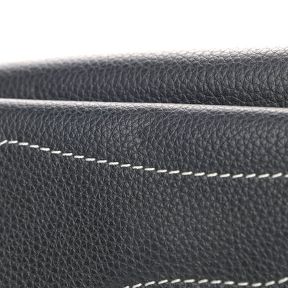 Christian Dior X KAWS Grained Calfskin Saddle Pouch Black 9 of 11