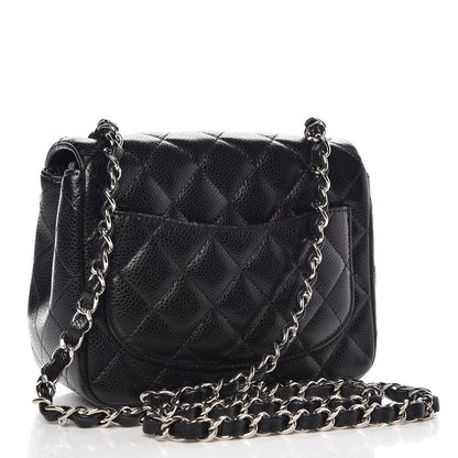 Chanel Caviar Quilted Mini Square Flap Black 3 of 9