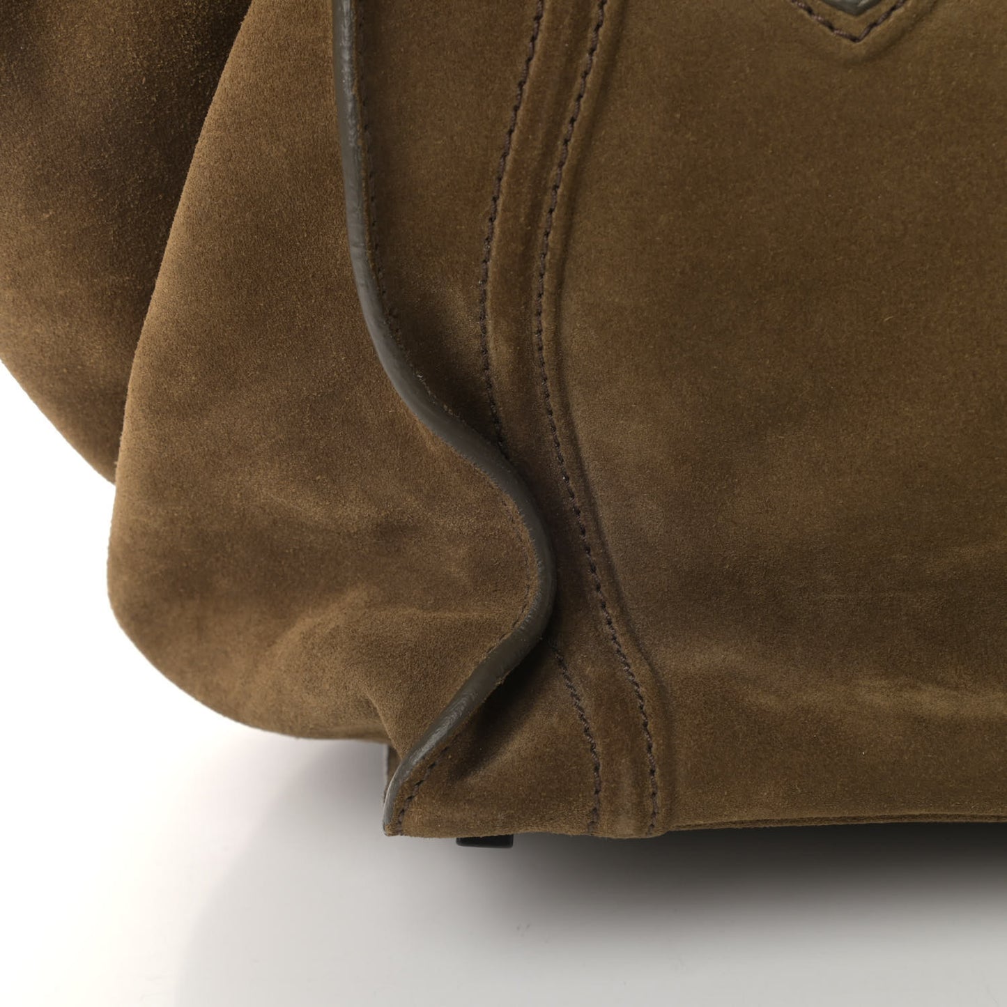Suede Medium Phantom Luggage Olive