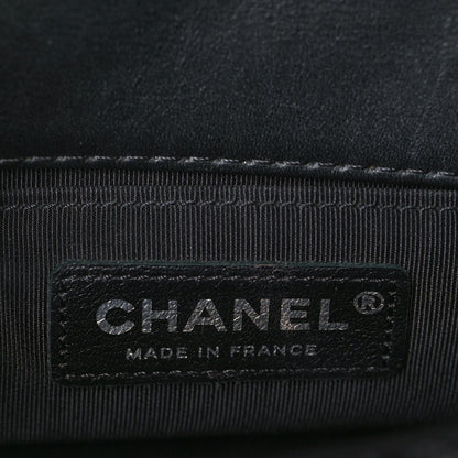 Chanel Lambskin Perforated Mini Rectangular Flap Black 6 of 11