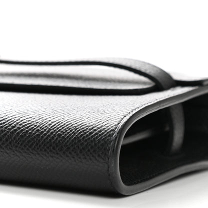 Hermes Epsom Kelly Wallet To Go Black 9 of 9