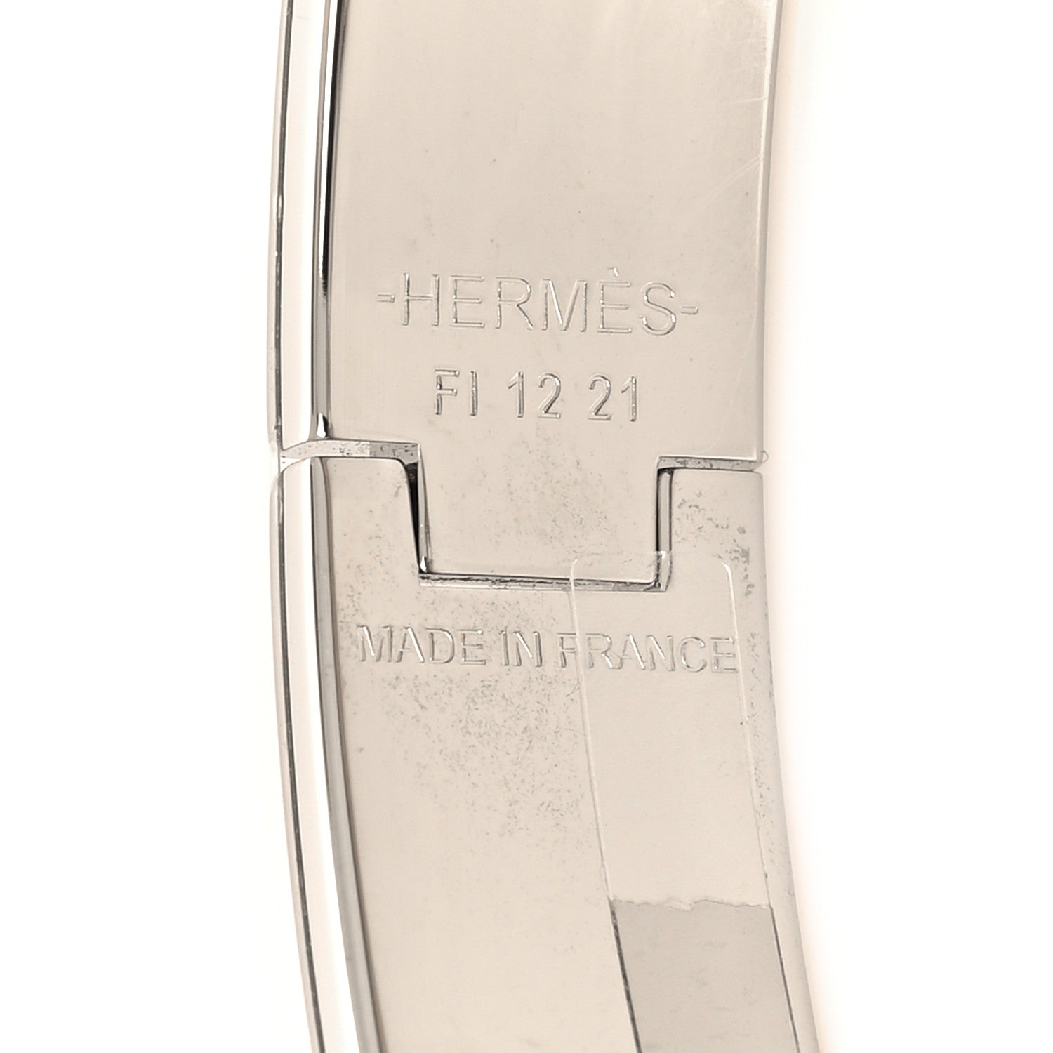 Hermes Enamel Narrow Clic Clac H Bracelet GM Orange Fruite 4 of 4