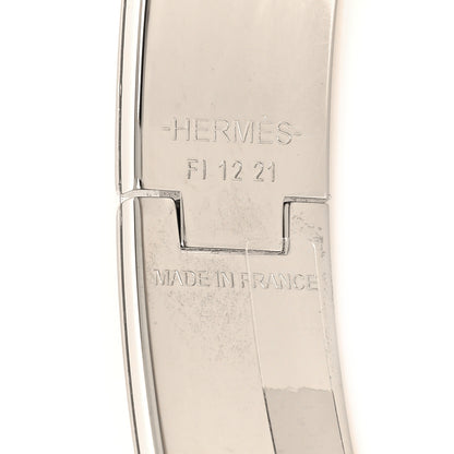 Hermes Enamel Narrow Clic Clac H Bracelet GM Orange Fruite 4 of 4