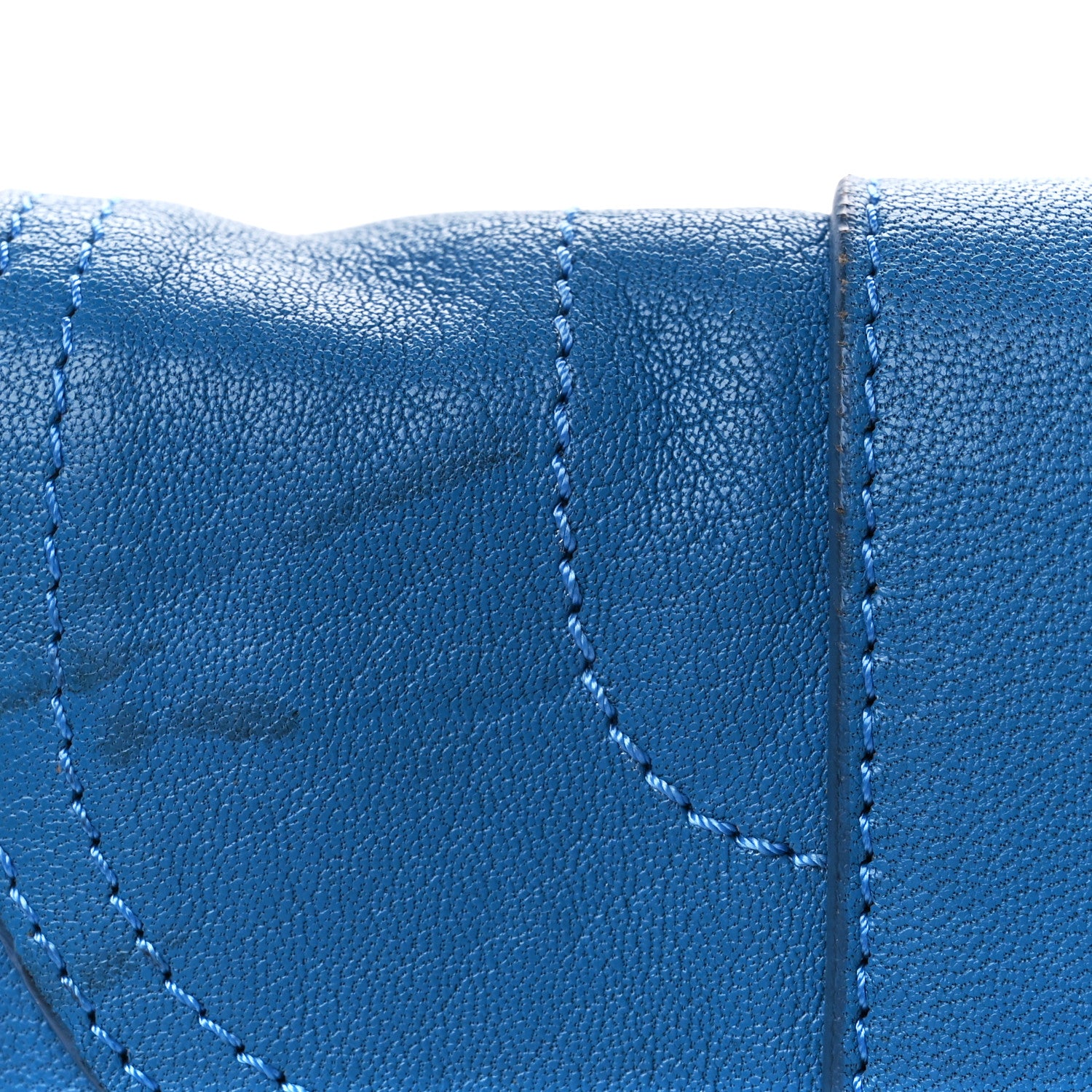 Proenza Schouler Lambskin PS1 Pochette Clutch Blue 14 of 14