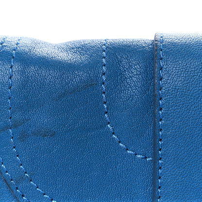 Proenza Schouler Lambskin PS1 Pochette Clutch Blue 14 of 14