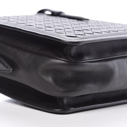 Bottega Veneta Nappa Intrecciato Medium Camera Shoulder Bag Black 9 of 10