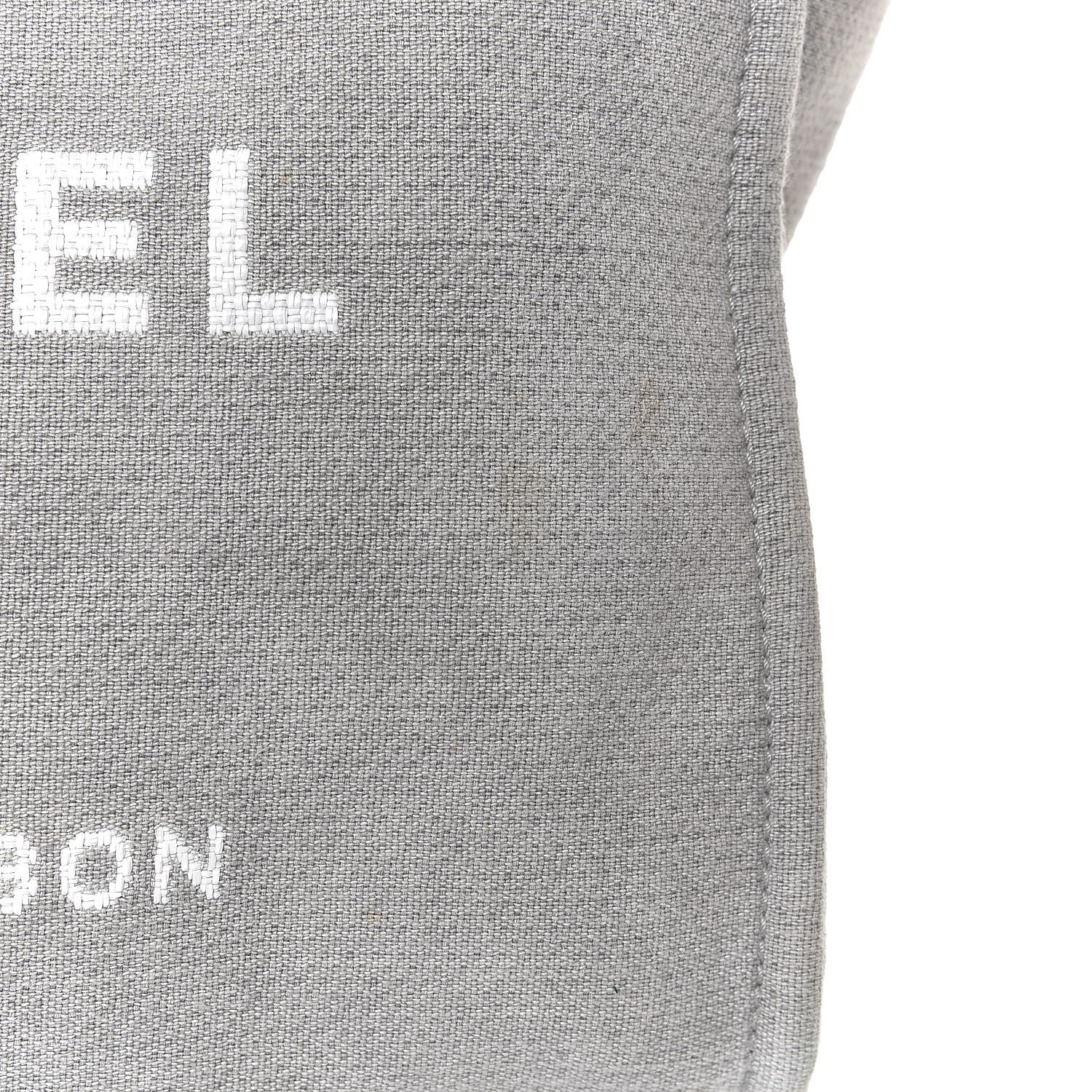 Chanel Canvas Large Deauville Tote Grey 18 of 18