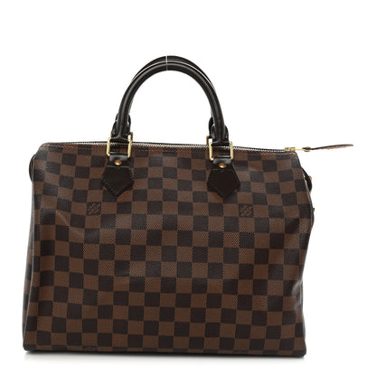 Louis Vuitton Damier Ebene Speedy 30 1 of 10
