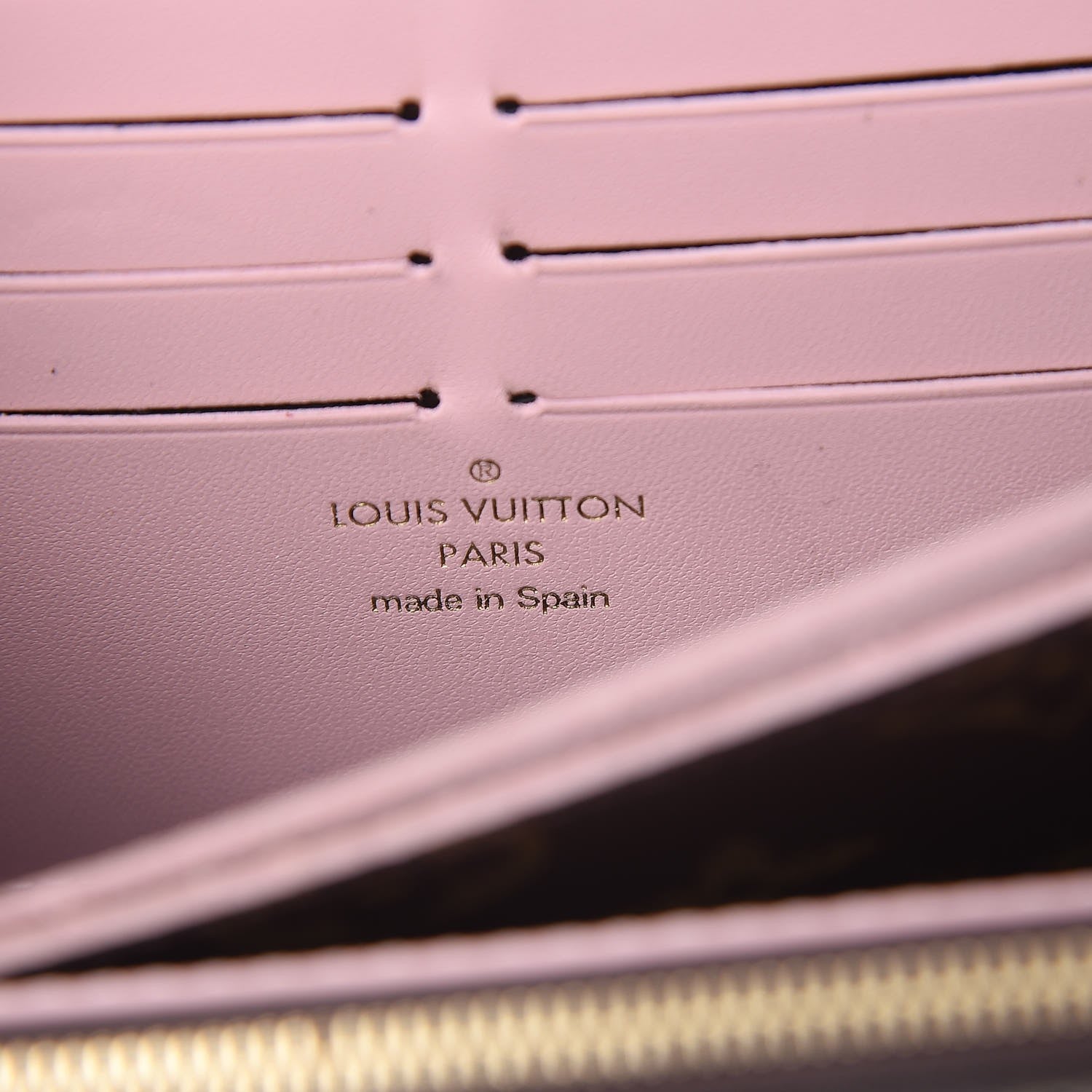 Louis Vuitton Monogram Flore Wallet Rose Ballerine 6 of 10