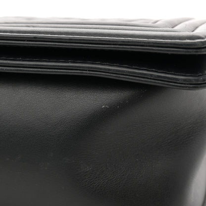 Chanel Calfskin Quilted Medium Boy Flap Black 14 of 14