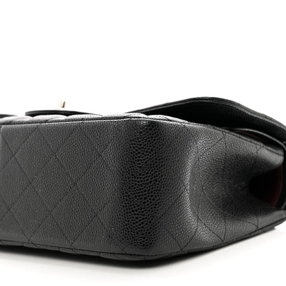 Chanel Caviar Quilted Jumbo Double Flap Black 10 of 10