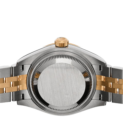 Rolex Stainless Steel 18K Yellow Gold 28mm Oyster Perpetual Datejust Watch Silver 279173 4 of 5
