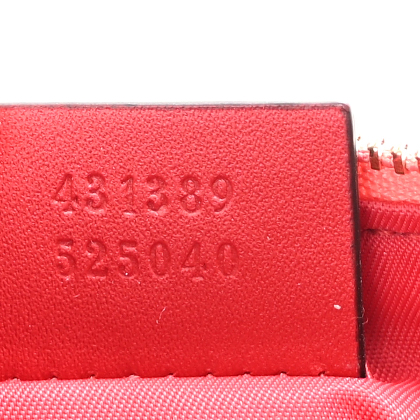 GG Supreme Monogram Embroidered Face Chain Pouch Pink