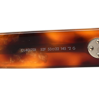 Celine Acetate Cat Eye Sunglasses CL401701 Tortoise 6 of 8