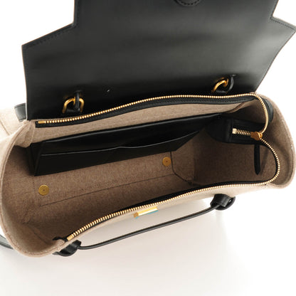 Celine Felt Smooth Calfskin Mini Belt Bag Beige 5 of 7