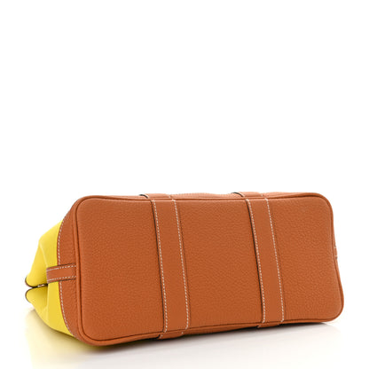 Hermes Toile Officier Negonda Garden Party 30 TPM Lime Toffee 3 of 8