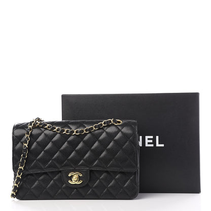 Chanel Caviar Quilted Medium Double Flap Black 13 of 13