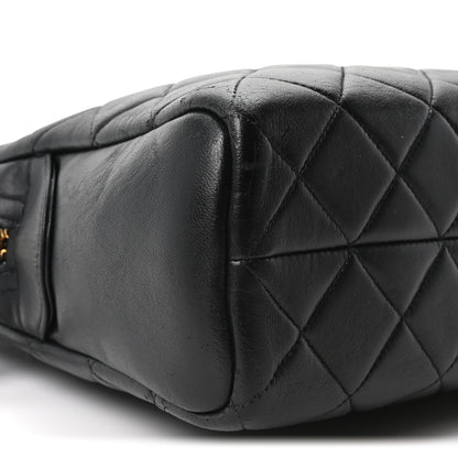 Chanel Lambskin Quilted Camera Case Black 10 of 11