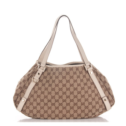 Gucci Monogram Medium Abbey Shoulder Bag Off White 1 of 7